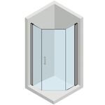 Fünfeck Duschkabinen