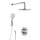 HSK Shower Set 1.04 Rund, Oberfläche Chrom