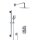 HSK Shower Set 2.25 Softcube, Oberfläche Chrom