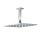 HSK Deckenarm, Eckig mit Kopfbrause, Kopfbrause Eckig, flach, 250 × 250 × 8 mm
