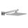 HSK Wandarm, gerade, Eckig mit Kopfbrause, Kopfbrause Eckig, flach, 250 × 250 × 8 mm