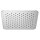 HSK Kopfbrause Eckig, super-flach, Edelstahl poliert, 250 × 250 × 2 mm