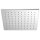 HSK Kopfbrause Eckig, flach, Messing, verchromt, 250 × 250 × 8 mm