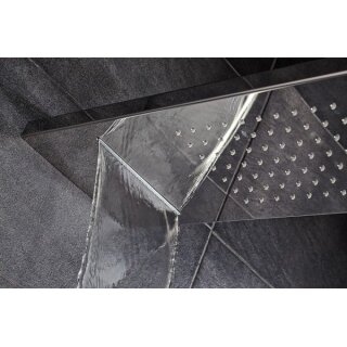 HSK Regentraverse Lavida Plus, mit Schwallbrause für Glasaufnahme