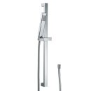 HSK Design-Handbrause Eckig, inkl. Brauseschlauch, Silber...