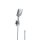 HSK Design-Handbrause AquaSwitch Softcube, inkl. Brauseschlauch, Silber mit Handbrausehalter Softcube