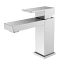 HSK Waschtisch-Einhebelmischer Eckig, Oberfläche Chrom