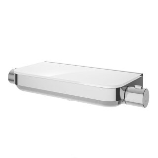 HSK Aufputz Duschthermostat AquaTray, Sicherheits-Duschthermostat mit Ablage
