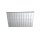 Kopfbrause Eckig, flach, 400 × 400 × 8 mm