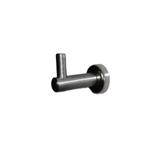 Bademantelknopf Edelstahl matt, magnet