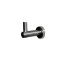 Bademantelknopf Edelstahl matt, magnet