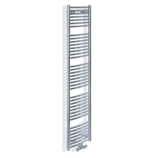 Edelstahl Badheizkörper Kristiane, 950 x 500mm, gebogen, edelstahl poliert