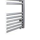 Edelstahl Badheizkörper Kristiane, 1130 x 750mm, gerade, edelstahl satiniert