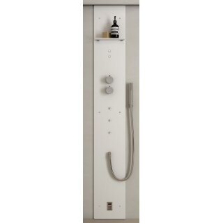 Duschsäule in Hardlite weiss matt