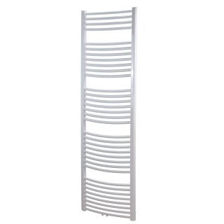 Badheizkörper Sophie, Standard, 1300mm x 450mm, gebogen, Mittelanschluss, RAL9016