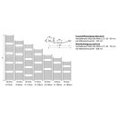 Badheizkörper Sophie, Sonderanfertigung möglich, 1850mm x 600mm, gebogen, RAL9016