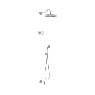 Tres Tres Clasic, Elektronisches Unterputz-Showerset, Edelstahloptik