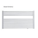 Badheizkörper Emma, Sonderanfertigung möglich, 790mm x 600mm, gerade RAL9016