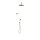 Tres Tres Clasic, Elektronisches Unterputz-Showerset, Altmessing