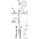 Tres Tres Clasic, Elektronisches Unterputz-Showerset,...