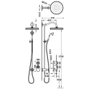 Tres Tres Clasic, UP Thermostat Showerset, chrom
