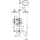 Tres Tres Clasic, Thermostatset Unterputz Wannenbatterie, Edelstahloptik