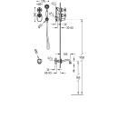 Tres Tres Clasic, Thermostatset Unterputz Wannenbatterie,...