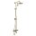 Tres Tres Clasic, Thermostatset Wannenbatterie, Altmessing matt