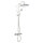 Tres Tres Clasic, Thermostat-Brausebatterie, Edelstahloptik