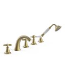 Tres Tres Clasic, Wannenrandbatterie, Altmessing matt