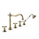Tres Tres Clasic, Wannenrandbatterie, Altmessing