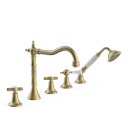 Tres Tres Clasic, Wannenrandbatterie, Altmessing matt