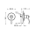 Tres Tres Clasic, Unterputz-Einhandmischer (1-Weg), Altmessing
