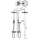 Tres Tres Clasic, Showerset, Edelstahloptik