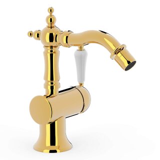 Tres Tres Clasic, Einhebel Bidetmischer, 24k Gold