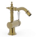 Tres Tres Clasic, Einhebel Bidetmischer, Altmessing matt