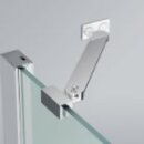 Novellini Young 2AS Eckeinstieg, Grösse 57-59cm , Profilfarbe silber