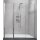 Novellini Young T2F+S Pendeltür, Grösse  20-120cm, Profilfarbe schwarz matt