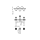 Tres Tres Clasic, Waschtischbatterie, Edelstahloptik