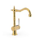 Tres Tres Clasic, Einhebel Waschtischmischer, 24k Gold