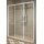 Novellini Lunes 2.0 3PST Dreiteilige Schiebetür, Grösse 132-138cm, Profilfarbe weiss