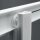 Novellini Lunes 2.0 3PST Dreiteilige Schiebetür, Grösse 132-138cm, Profilfarbe weiss