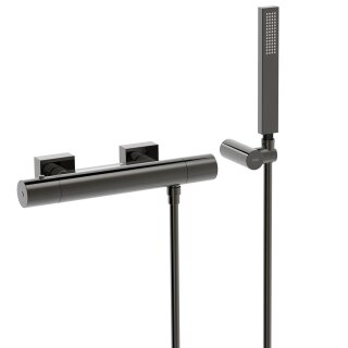 Tres Project-Tres, Thermostat Brausebatterie, Metallic-schwarz
