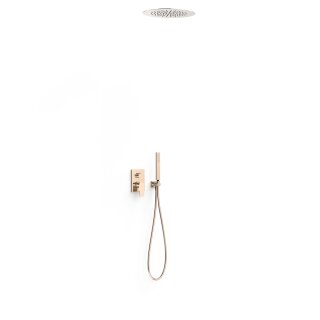 Tres Project-Tres, Unterputz Brauseset Rapid-Box, 24k Rotgold