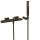 Tres Project-Tres, Einhebel Wannenmischer, schwarz bronze
