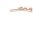 Tres Project-Tres, Zweigriff UP Waschtischmischer, 24k Rotgold