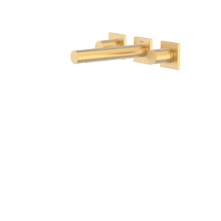 Tres Project-Tres, Zweigriff UP Waschtischmischer, 24k Gold matt