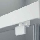 Novellini Kuadra 2.0 NF, Pendeltür mit Festteil in Flucht