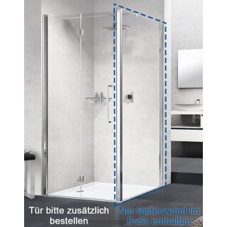 Novellini Young FE+SF Seitenwand für Faltbare Schwenktür