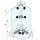 Glass 1989 Viertelkreis Dampfdusche Archimede R100x100